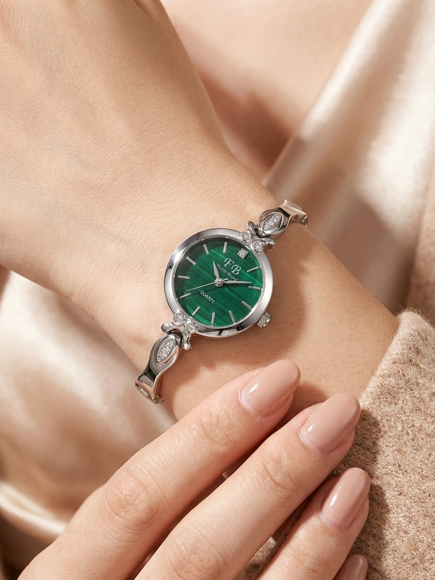 Emerald Grace Women's Bracelet Watch